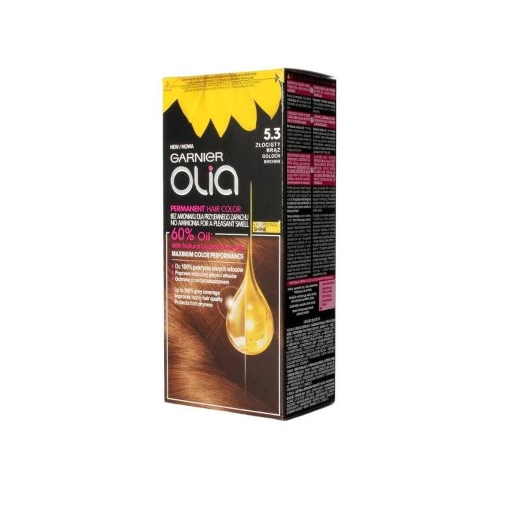 Garnier Olia Farba do włosów /5.3/ Złocisty Brąz
