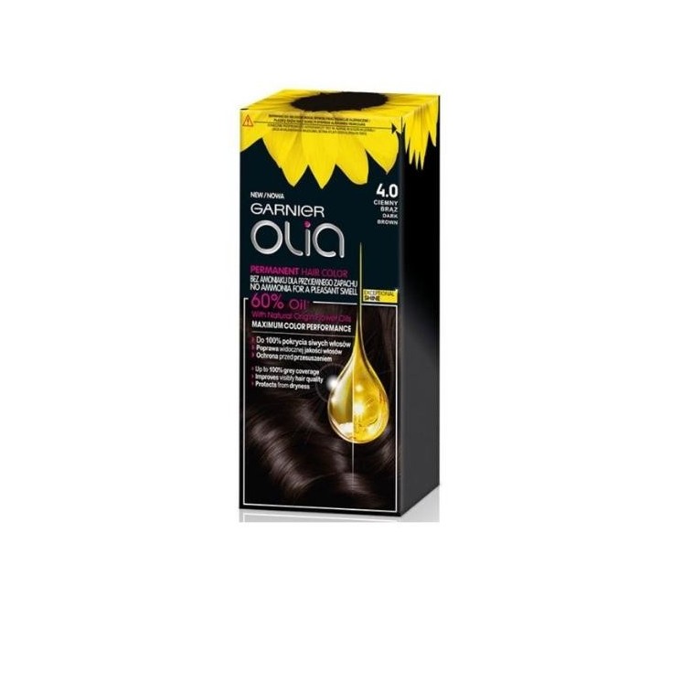 Garnier Olia Farba do włosów /4.0/ Ciemny Brąz