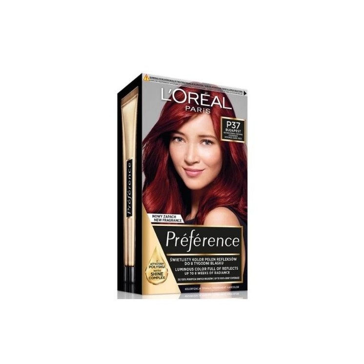 L'oreal Preference Farba do włosów /P37/ Intensywna Ciemna Czerwień