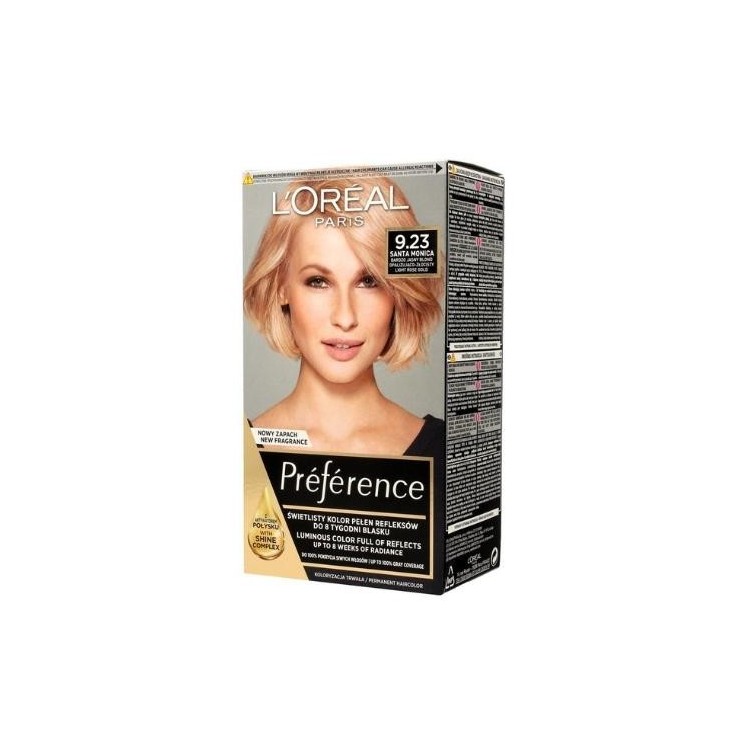 L'oreal Preference Farba do włosów /9.23/ Bardzo Jasny Blond