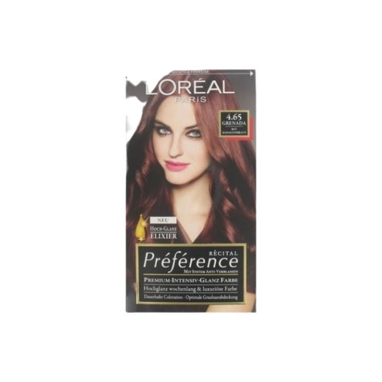 L'oreal Preference Haarverf /4.65/ Rood Mahonie Bruin