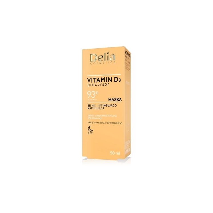 Delia Vitamin D3 Precursor silnie liftingująca Maska do twarzy napinająca 50 ml
