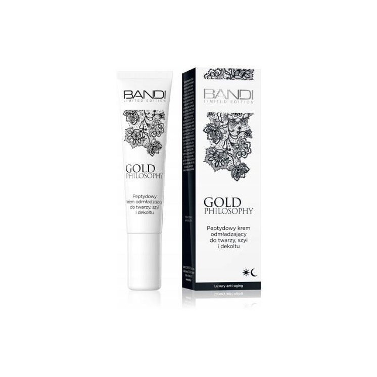 Bandi Gold Philosophy peptydowy Krem odmładzający do twarzy, szyi i dekoltu 14 ml