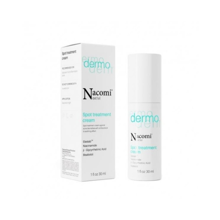 Nacomi Next Level Dermo Krem punktowy przeciwdziałający niedoskonałościom 30 ml