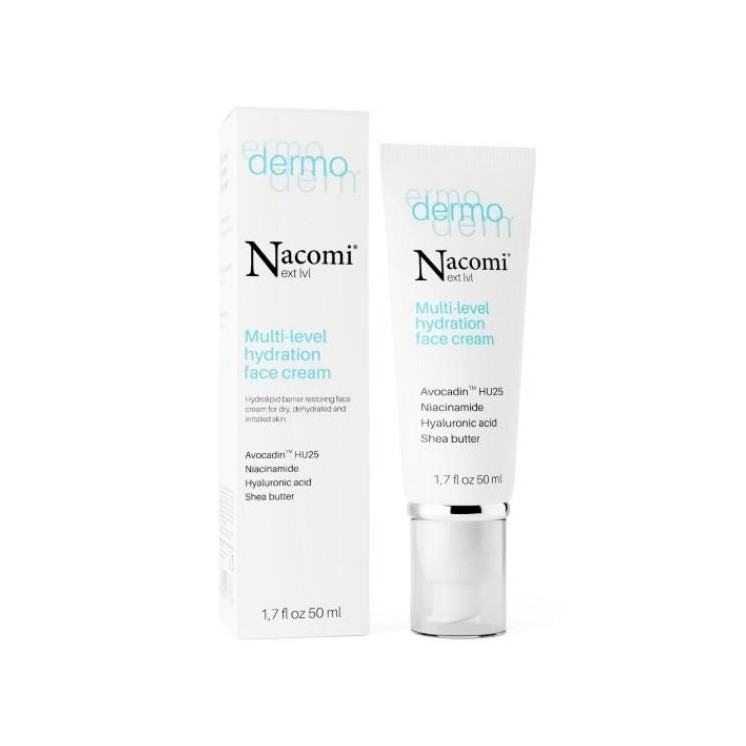Nacomi Next Level Dermo wielopoziomowy Krem intensywnie nawilżający 50 ml