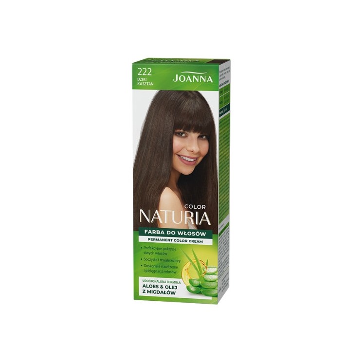 Joanna Naturia Color Farba do włosów /222/ Dziki kasztan