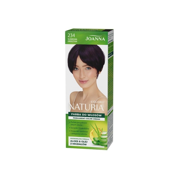 Joanna Naturia Color Farba do włosów /234/ Śliwkowa oberżyna