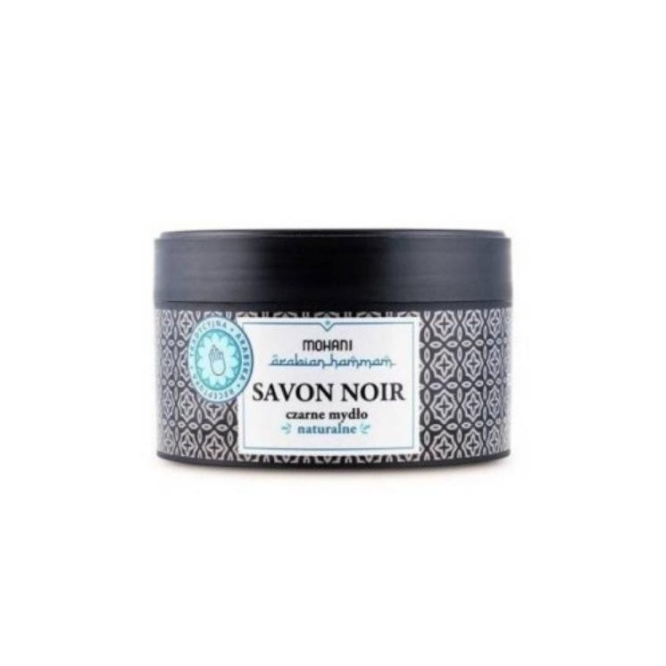 Натуральне чорне мило Mohani Arabian Hammam Savon Noir 200 г