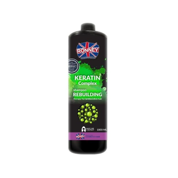 Ronney Keratin Complex odbudowujący Szampon do włosów 1000 ml