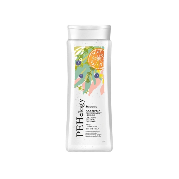 Joanna PEHology Szampon oczyszczający-peeling do włosów i skóry głowy 300 ml