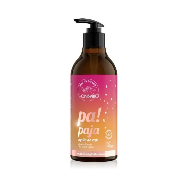 ONLYBIO Hand in Balance Mydło do rąk Papaja 500 ml