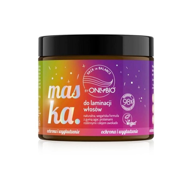 ONLYBIO Hair in Balance Maska do laminacji włosów 200 ml