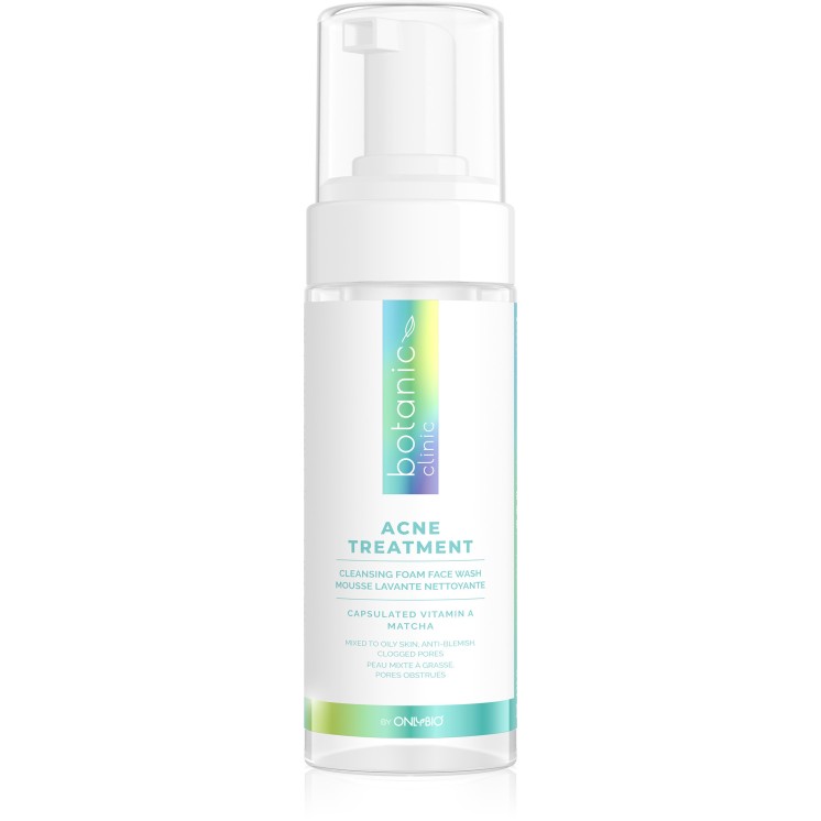 ONLYBIO Botanic Clinic Acne Treatment Purifying Face Wash Foam 150 ml
