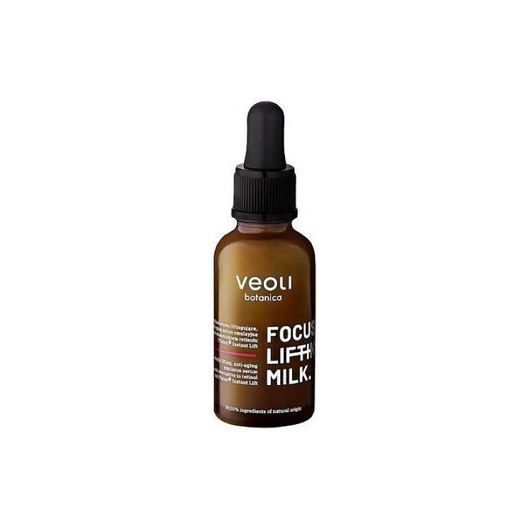 Veoli Botanica Focus Lifting Milk liftingujące Serum emulsyjne do twarzy z Bakuchiolem 30 ml