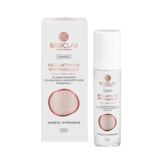 BasicLab Aminis Actively revitalizing day cream for the face, neck and cleavage 5 % Amino acids 50 ml