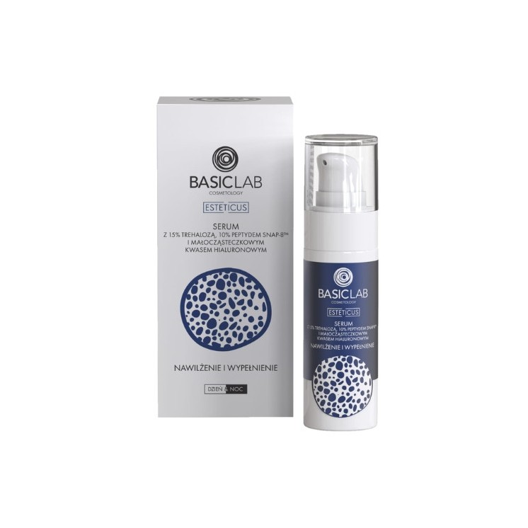 BasicLab Esteticus Serum z Trehalozą 15% i 10% Peptydem 30 ml