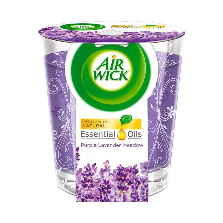 Airwick Świeca zapachowa Purple Lavender Meadow 105 g