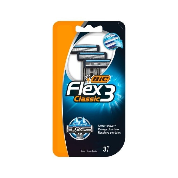 BIC Flex3 Classic Maszynka do golenia 3 sztuki