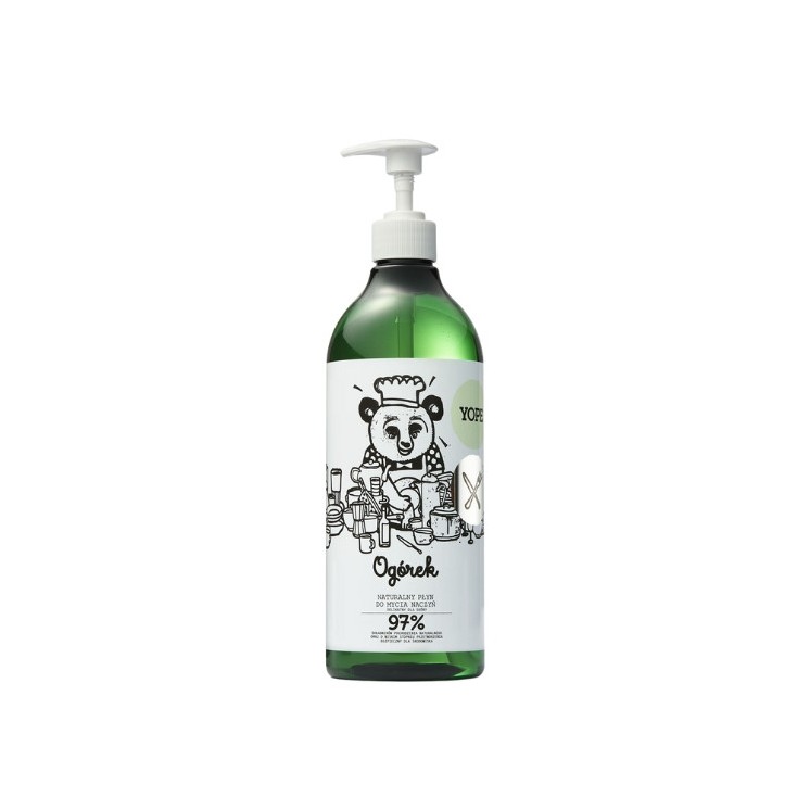 YOPE naturalny Płyn do mycia naczyń Ogórek 750 ml
