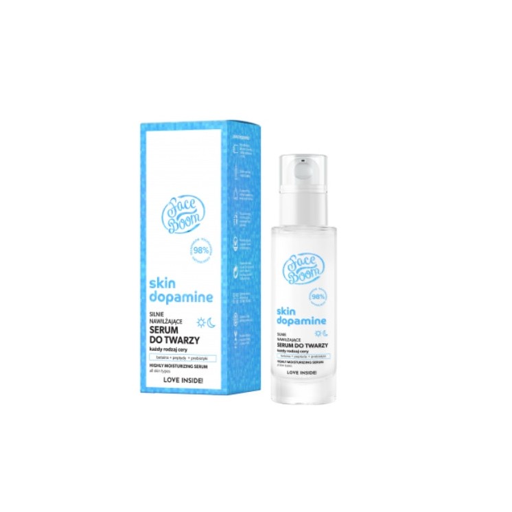 Сильно зволожуюча Serum для обличчя FaceBoom Skin Dopamine 30 мл