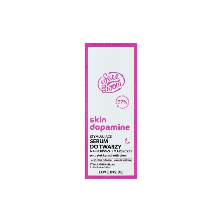 FaceBoom Skin Dopamine Serum do twarzy na pierwsze zmarszczki Retinol 0,15% 30 ml