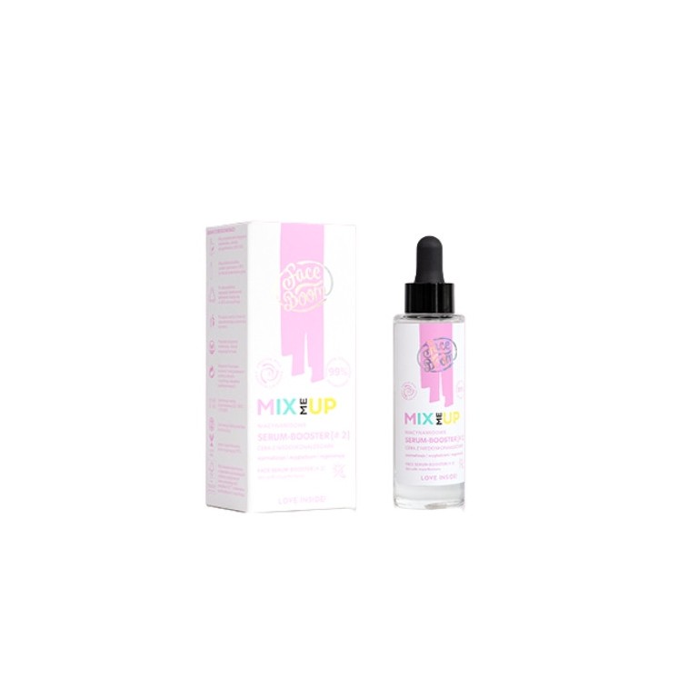 FaceBoom Mix Me Up niacynamidowe Serum-Booster 2 Skuteczny Mediator 30 ml