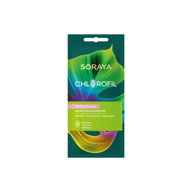 Soraya Chlorofil oczyszczająca Maseczka glinkowa 8 g