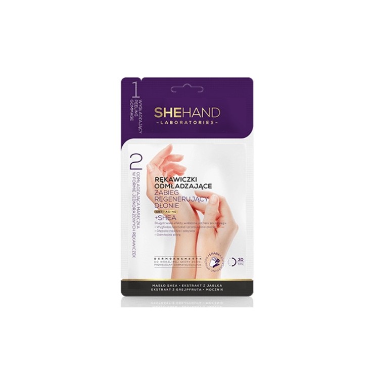 SheHand Маска для рук у вигляді рукавичок з пілінгом Gommage 1 пара