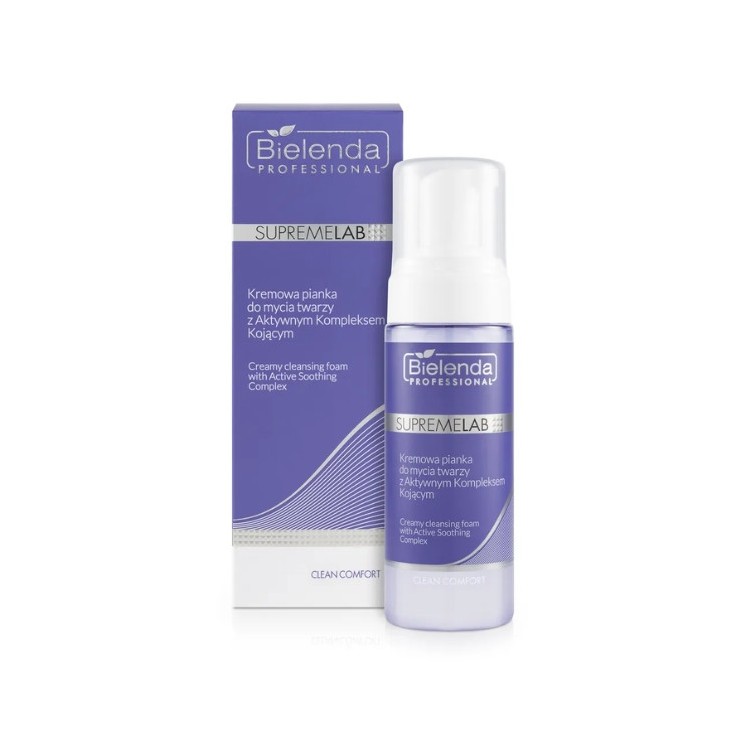 Bielenda Professional kremowa Pianka do mycia twarzy z Aktwynym Kompleksem Kojącym 150 ml