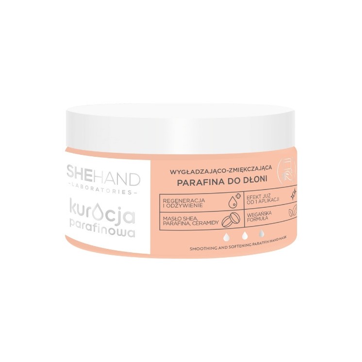 SheHand Розгладжуюча і пом'якшувальна парафінова процедура Парафін для рук 80 г