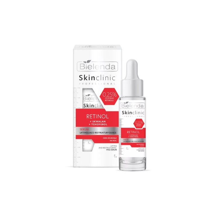 Bielenda Skin Clinic Professional Retinol Serum ligtingująco-restrukturyzujące 30 ml