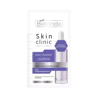 Bielenda Skin Clinic Professional Niacynamid Maseczka normalizująco-rewitalizująca 8 g Bielenda Skin Clinic Professional Niacynamid Maseczka normalizująco-rewitalizująca 8 g