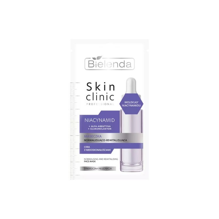 Bielenda Skin Clinic Professional Niacynamid Maseczka normalizująco-rewitalizująca 8 g