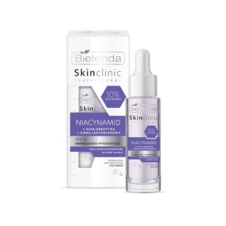 Bielenda Skin Clinic Professional Niacynamid Serum normalizująco-wygładzające 30 ml Bielenda Skin Clinic Professional Niacynamid Serum normalizująco-wygładzające 30 ml