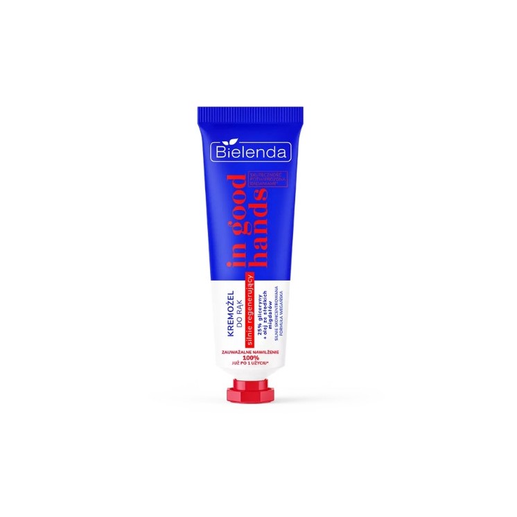 Bielenda In Good Hands Sterk regenererende handcrème 25% glycerine + Zoete Amandelolie 50 ml
