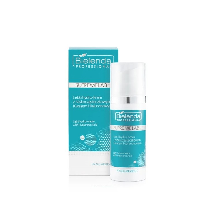 Bielenda Professional SUPREMELAB Hyalu Minerals lekki Hydro-Krem z niskocząsteczkowym Kwasem Hialuronowym 50 ml