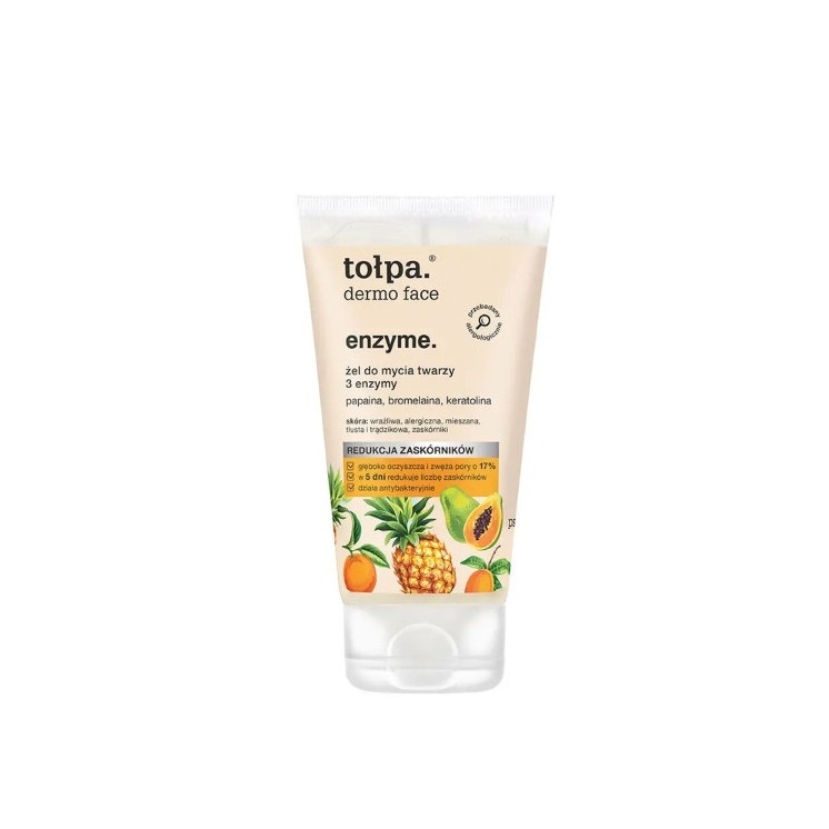 Tołpa Dermo Face Enzyme. Żel do mycia twarzy 3 enzymy 150 ml