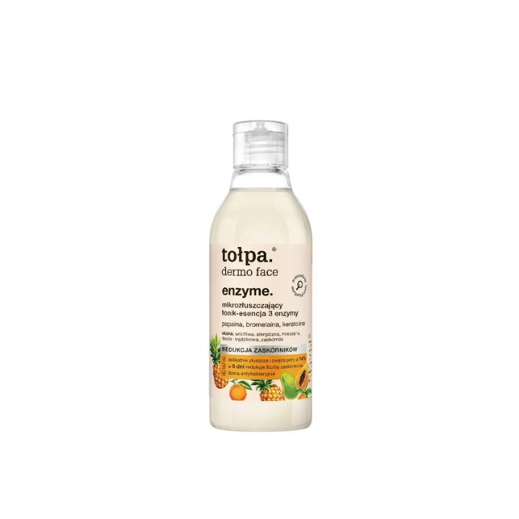 Tołpa Dermo Face Enzyme. mikrozłuszczający Tonik-esencja 3 enzymy 200 ml