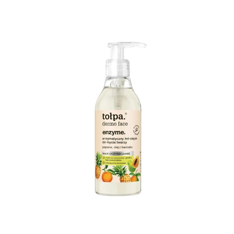 Tołpa Dermo Face Enzyme. enzymatyczny Żel-olejek do mycia twarzy 195 ml