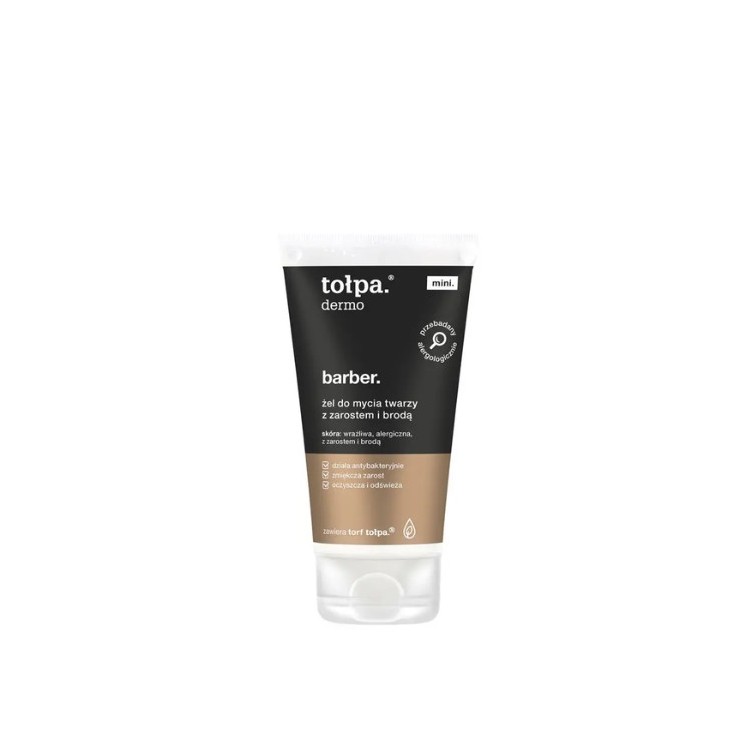 Tołpa Dermo Barber. Face wash gel with stubble and beard 75 ml