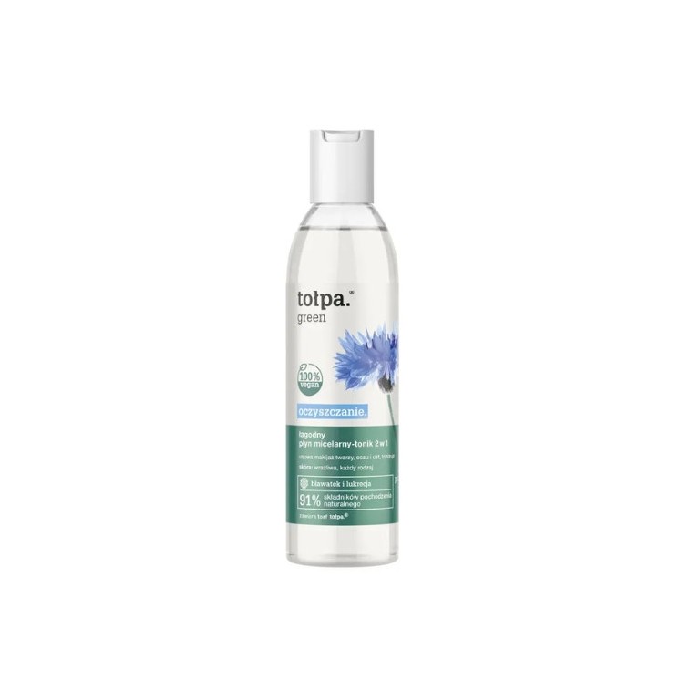Tołpa Green Oczyszczanie. łagodny Płyn micelarny-tonik 2w1 200 ml