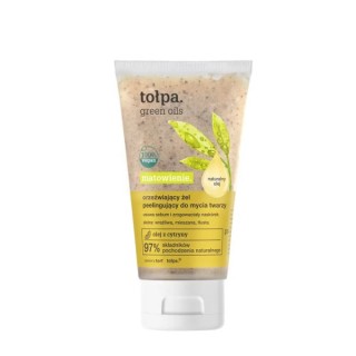 Tołpa Green Oils matting. refreshing peeling gel for washing the face 150 ml Tołpa Green Oils matting. refreshing peeling gel for washing the face 150 ml