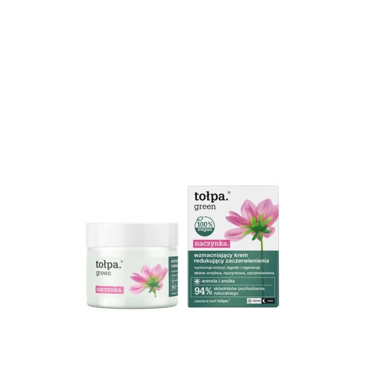 Tołpa Green Naczynka. wzmacniający Krem redukujący zaczerwienienia 50 ml