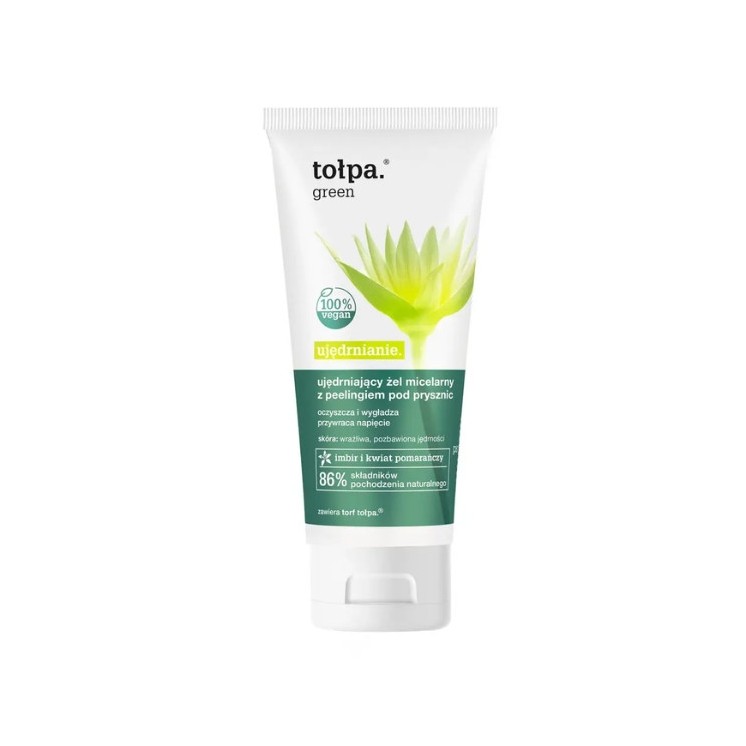 Tołpa Green ujędrnianie. ujędrniający Żel micelarny z peelingiem pod prysznic 200 ml