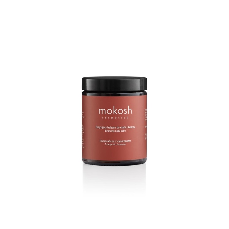 Mokosh brązujący Balsam do ciała i twarzy Pomarańcza z cynamonem 180 ml