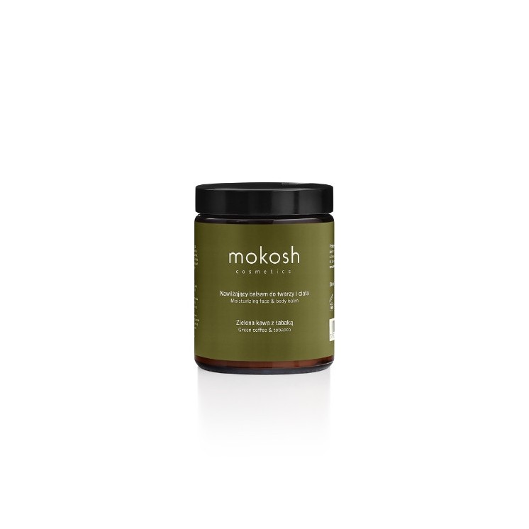 Mokosh nawilżający Balsam do twarzy i ciała Zielona kawa z tabaką 180 ml