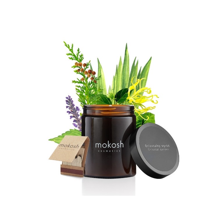 Mokosh plant soy candle Oriental garden 140 g