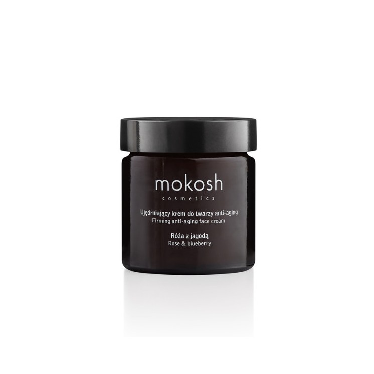 Mokosh ujędrniający Krem do twarzy anti-aging Róża z jagodą 60 ml