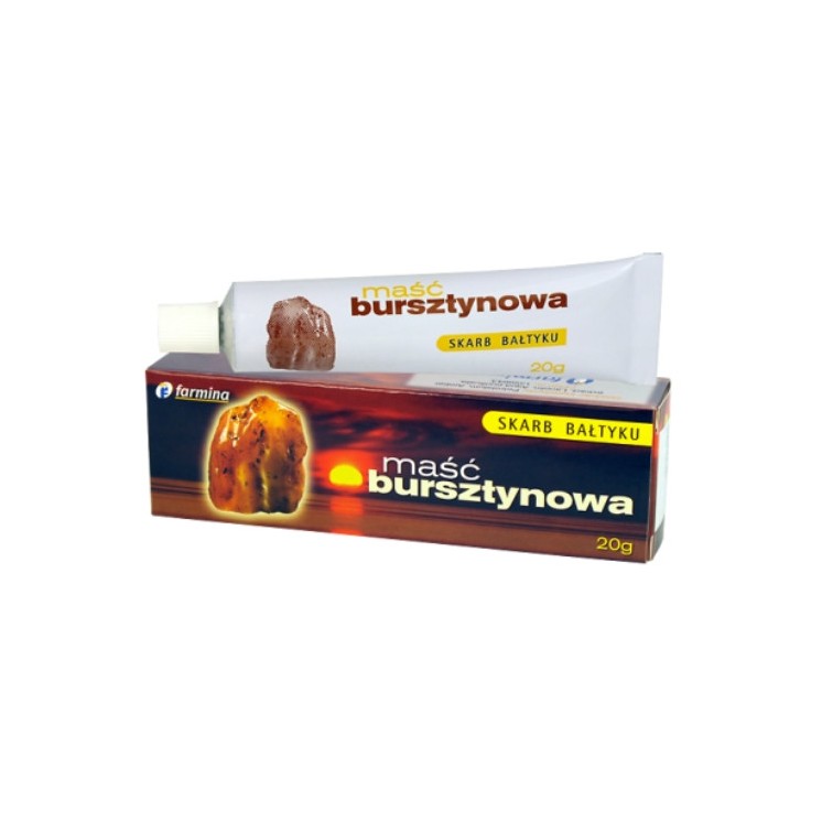 Farmina rozgrzewająca Maść do ciała Bursztynowa 20 g