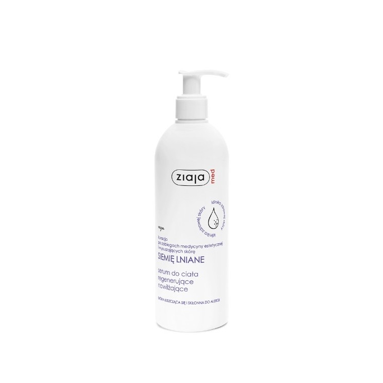 Ziaja Med Siemię Lniane Serum do ciała regenerująco-nawilżające
